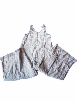 Džínový overal světlý pro holky secondhand Next