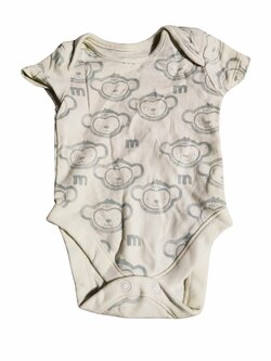 Světlé body s opičkami pro kluky secondhand George Světlé body s opičkami pro kluky secondhand George