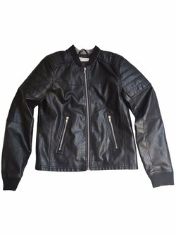 Jarní kožená bunda pro kluky secondhand H&M