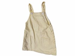 Žluté šaty s laclem secondhand Next