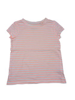 Bílo-oranžové pruhované triko pro holky secondhand Next