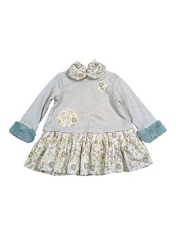 Mikinové šaty s květinami pro holky secondhand - Mikinové šaty s květinami pro holky secondhand -