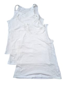 Set bílých tílek pro holky (3 kusy) secondhand George