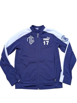 Tmavě modrá fotbalová mikina Marton secondhand secondhand Puma