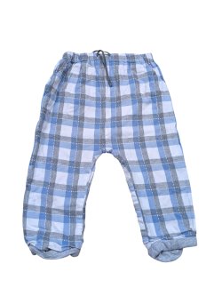 Světle modro šedé kostkované tepláky pro kluky secondhand  secondhand Mayoral