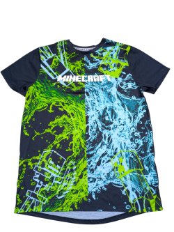 Černé triko minecraft pro kluky secondhand  secondhand Rebel-primark