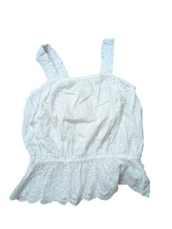 Bílý letní topík pro holky secondhand  secondhand TU