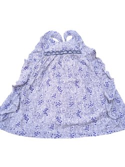 Modro bílé šaty kytkované pro holky secondhand Next