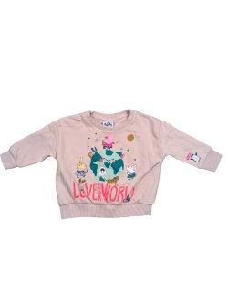 Světlá mikina Peppa Pig pro holky secondhand George Světlá mikina Peppa Pig pro holky secondhand George