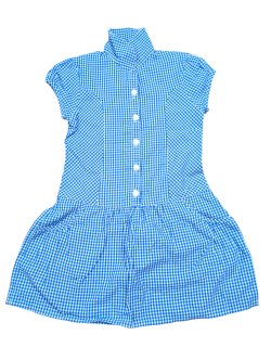 Světle modro bílé kostkované šaty pro holky secondhand  secondhand Marks & Spencer