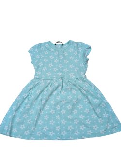Modré šaty s kytičkami pro holky secondhand George