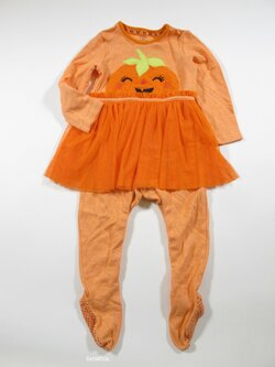 Overálek na Halloween se sukýnkou second hand 