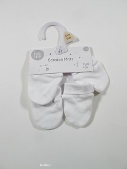 2 x bílé rukavíčky outlet