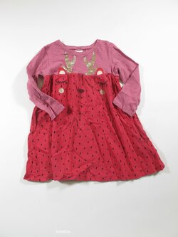 Malinové šaty se sobíkem second hand Malinové šaty se sobíkem second hand