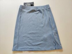 Světle modrá sukně žebrovaná outlet Světle modrá sukně žebrovaná outlet