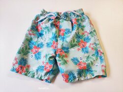 Plavky pro kluky světle modré s květinovým vzorem secondhand Plavky pro kluky světle modré s květinovým vzorem secondhand