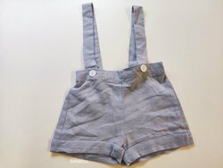 Kraťasy s kšandami pro kluky světle modré secondhand Kraťasy s kšandami pro kluky světle modré secondhand