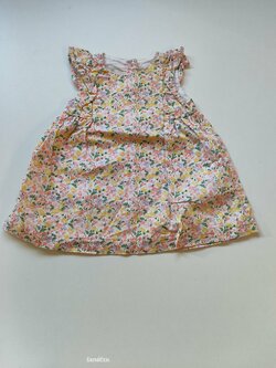 Kytičkované šaty kr. rukáv secondhand Kytičkované šaty kr. rukáv secondhand