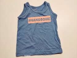 Letní tílko pro kluky modré secondhand Letní tílko pro kluky modré secondhand