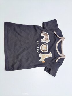 Šedé triko se zvířátky pro kluky outlet Šedé triko se zvířátky pro kluky outlet