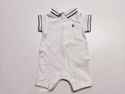 Bílý overal pro kluky kr. rukáv secondhand Bílý overal pro kluky kr. rukáv secondhand