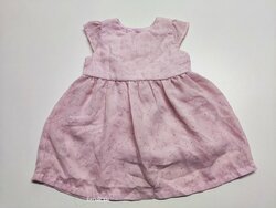 Růžové šaty s hvězdičkami kr. rukáv secondhand Růžové šaty s hvězdičkami kr. rukáv secondhand