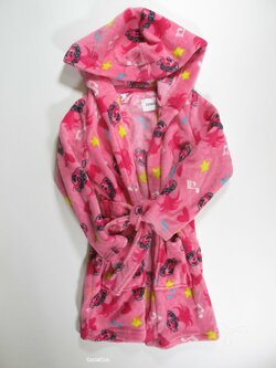Růžový župan s obrázky second hand Růžový župan s obrázky second hand