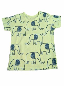 zelené tričko se slonem pro kluky secondhand george
