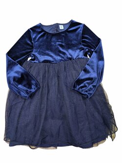 tmavě modré šaty s dlouhým rukávem pro holky secondhand Tu tmavě modré šaty s dlouhým rukávem pro holky secondhand Tu