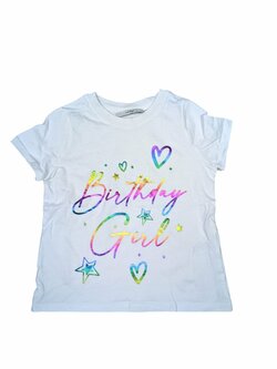 Bílé triko s nápisem pro holky secondhand George