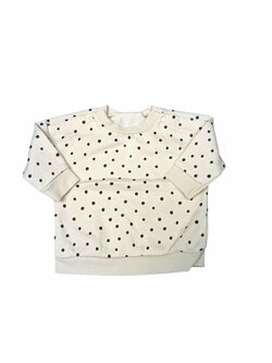 Světlá mikina s puntíkama pro holky outlet TU Světlá mikina s puntíkama pro holky outlet TU