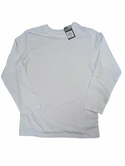 Bílé triko s dlouhým rukávem pro holky outlet Primark Bílé triko s dlouhým rukávem pro holky outlet Primark