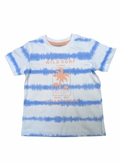 Modro bílé triko pruhované s obrázkem pro kluky Matalan Modro bílé triko pruhované s obrázkem pro kluky Matalan