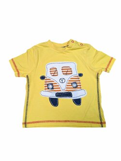 Žluté triko s obrázkem auta pro kluky outlet onme Žluté triko s obrázkem auta pro kluky outlet onme