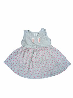 šedé šaty se zajíčkem pro holky secondhand Young Dimension šedé šaty se zajíčkem pro holky secondhand Young Dimension