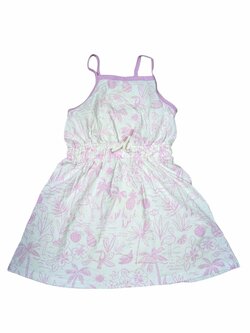 bílo růžové šaty se vzorem pro holky secondhand MaS bílo růžové šaty se vzorem pro holky secondhand MaS