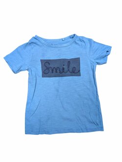 Světle modré triko s nápisem pro kluky secondhand TU Světle modré triko s nápisem pro kluky secondhand TU