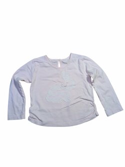 Růžové triko s obrázkem zajíčka pro holky secondhand Matalan