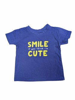 Modré triko s nápisem pro kluky secondhand George Modré triko s nápisem pro kluky secondhand George