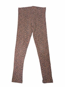 Tmavě oranžové elasťáky se vzorem pro holky secondhand F&F Tmavě oranžové elasťáky se vzorem pro holky secondhand F&F