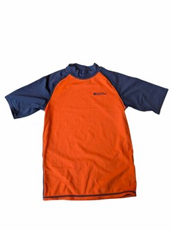 oranžové plavecké triko pro kluky secondhand mountain warehouse