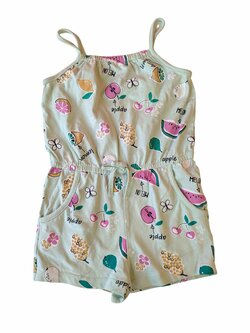 Zelinkavý overal s obrázky pro holky secondhand Name it Zelinkavý overal s obrázky pro holky secondhand Name it