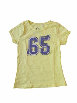 Žluté triko s obrázkem pro holky secondhand Alive Žluté triko s obrázkem pro holky secondhand Alive