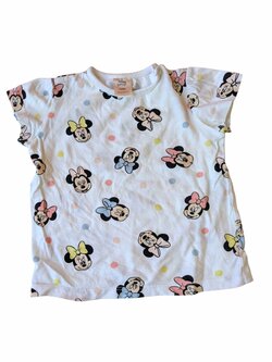 Bílé triko s obrázky pro holky secondhand Disney Bílé triko s obrázky pro holky secondhand Disney