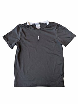 Černé sportovní triko pro kluky secondhand Decathlon