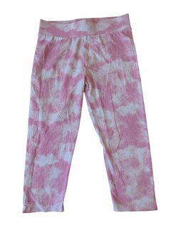 růžovobílé legíny pro holky secondhand Pageone