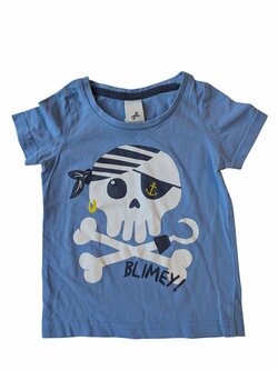 světle modré pirátské triko pro kluky secondhand CA