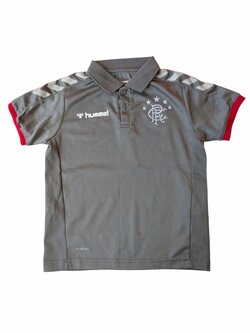 Šedá dresová polokošile pro kluky secondhand hummel