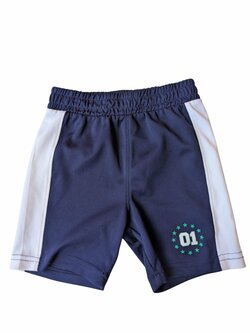 Modro bílé sportovní kraťasy pro kluky secondhand Primark