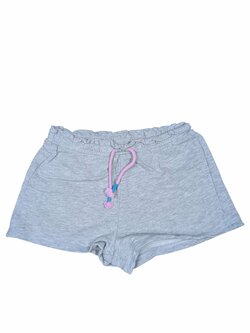Šedé kraťasy se šňůrkou pro holky secondhand girlswear Šedé kraťasy se šňůrkou pro holky secondhand girlswear